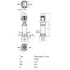Насос многоступенчатый вертикальный HELIX FIRST V 633-5/30/E/KS/400-50 PN30 3х400В/50 Гц Wilo 4201177