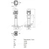 Насос многоступенчатый вертикальный HELIX FIRST V 633-5/30/E/KS/400-50 PN30 3х400В/50 Гц Wilo 4201177