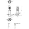 Насос многоступенчатый вертикальный HELIX FIRST V 633-5/30/E/KS/400-50 PN30 3х400В/50 Гц Wilo 4201177