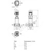 Насос многоступенчатый вертикальный HELIX FIRST V 633-5/30/E/KS/400-50 PN30 3х400В/50 Гц Wilo 4201177