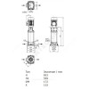 Насос многоступенчатый вертикальный HELIX FIRST V 633-5/30/E/KS/400-50 PN30 3х400В/50 Гц Wilo 4201177