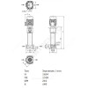 Насос многоступенчатый вертикальный HELIX FIRST V 633-5/30/E/KS/400-50 PN30 3х400В/50 Гц Wilo 4201177