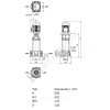 Насос многоступенчатый вертикальный HELIX FIRST V 633-5/30/E/KS/400-50 PN30 3х400В/50 Гц Wilo 4201177