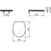 Сиденье для унитаза MATURA/SIMPLICITY/EUROVIT дюропласт микролифт Ideal Standard E131801 Сиденье для унитаза MATURA/SIMPLICITY/EUROVIT дюропласт микролифт Ideal Standard E131801