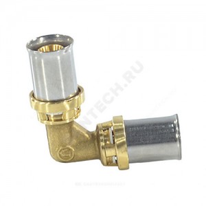 Угольник МП/PE-X латунь пресс Дн 16х90гр RM122 Giacomini RM122Y003