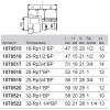 Муфта МП латунь пресс Дн 40х1 1/2" Ру10 ВР MLC Uponor 1046904 (1014633)