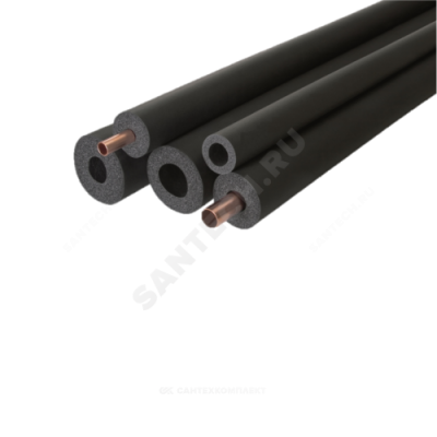 Трубка вспененный полиэтилен BLACK STAR 10/6 L=2м Тмакс=95°C чёрный Energoflex EFXT010062BS