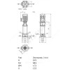 Насос многоступенчатый вертикальный HELIX V 413-1/16/E/KS/400-50 PN16 3х400В/50 Гц Wilo 4160534
