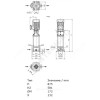 Насос многоступенчатый вертикальный HELIX V 413-1/16/E/KS/400-50 PN16 3х400В/50 Гц Wilo 4160534