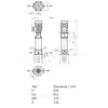 Насос многоступенчатый вертикальный HELIX V 413-1/16/E/KS/400-50 PN16 3х400В/50 Гц Wilo 4160534