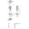 Насос многоступенчатый вертикальный HELIX V 413-1/16/E/KS/400-50 PN16 3х400В/50 Гц Wilo 4160534