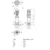 Насос многоступенчатый вертикальный HELIX V 413-1/16/E/KS/400-50 PN16 3х400В/50 Гц Wilo 4160534