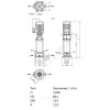 Насос многоступенчатый вертикальный HELIX V 413-1/16/E/KS/400-50 PN16 3х400В/50 Гц Wilo 4160534