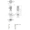 Насос многоступенчатый вертикальный HELIX V 413-1/16/E/KS/400-50 PN16 3х400В/50 Гц Wilo 4160534