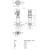 Насос многоступенчатый вертикальный HELIX V 413-1/16/E/KS/400-50 PN16 3х400В/50 Гц Wilo 4160534