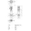 Насос многоступенчатый вертикальный HELIX V 413-1/16/E/KS/400-50 PN16 3х400В/50 Гц Wilo 4160534