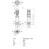Насос многоступенчатый вертикальный HELIX V 413-1/16/E/KS/400-50 PN16 3х400В/50 Гц Wilo 4160534