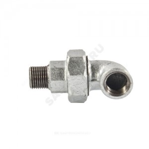 Соединитель угловой чугун оц Ду 15 (1/2") ВР/НР Fittex PLUS