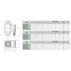 Насос циркуляционный с мокрым ротором EVOSTA 3 80/180 1” DAB 60185505