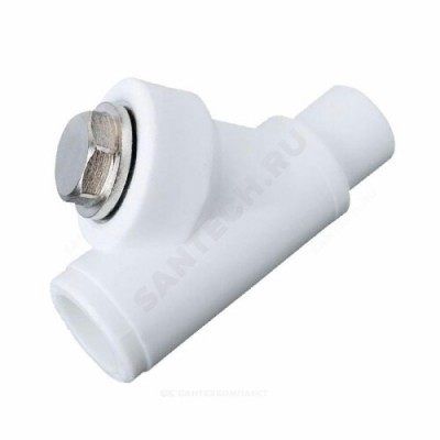 Фильтр PP-R сетчатый белый внутр/наруж пайка Дн 25х45гр VALFEX 10142025 Фильтр PP-R сетчатый белый внутр/наруж пайка Дн 25х45гр VALFEX 10142025