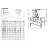 Клапан запорный сталь KV40 Ду 50 Ру40 Тмакс=400 оС фл Гранвэл BO03B102688
