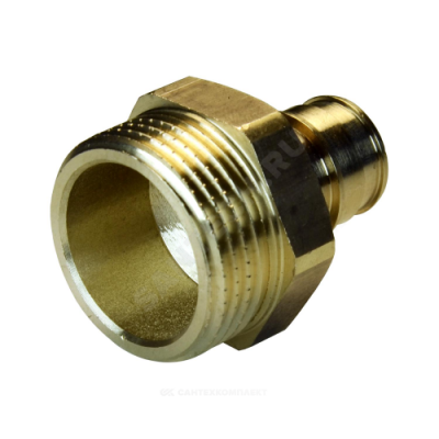 Муфта для PE-X латунь Дн 16х1/2" НР РОС 4820852