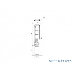Насос скважинный Grundfos SP 30-4