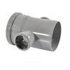 Крестовина PP-H 1-плоскостная серый Дн 110х110х50х87гр б/нап в/к VALFEX 27211115