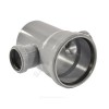 Крестовина PP-H 1-плоскостная серый Дн 110х110х50х87гр б/нап в/к VALFEX 27211115