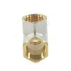 Тройник латунь никель Ду 15 (1/2") ВР/ВР 9007 ГОСТ 32585-2013 Aquasfera 9007-01