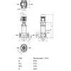 Насос многоступенчатый вертикальный HELIX FIRST V 1606-5/16/E/S/400-50 PN16 3х400В/50 Гц Wilo 4200993