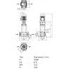 Насос многоступенчатый вертикальный HELIX FIRST V 1606-5/16/E/S/400-50 PN16 3х400В/50 Гц Wilo 4200993