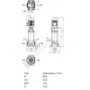 Насос многоступенчатый вертикальный HELIX FIRST V 1606-5/16/E/S/400-50 PN16 3х400В/50 Гц Wilo 4200993