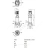 Насос многоступенчатый вертикальный HELIX FIRST V 1606-5/16/E/S/400-50 PN16 3х400В/50 Гц Wilo 4200993