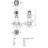 Насос многоступенчатый вертикальный HELIX FIRST V 1606-5/16/E/S/400-50 PN16 3х400В/50 Гц Wilo 4200993