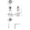 Насос многоступенчатый вертикальный HELIX FIRST V 1606-5/16/E/S/400-50 PN16 3х400В/50 Гц Wilo 4200993