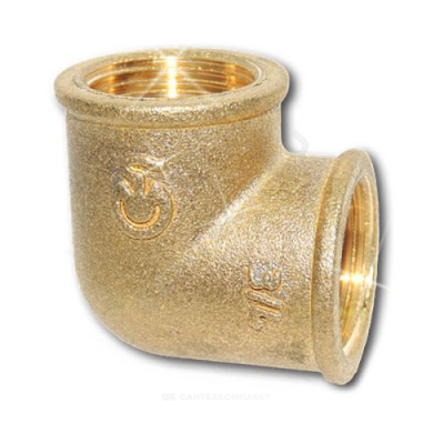 Угольник латунь Ду 20 (3/4") ВР/ВР Цветлит ZW50096