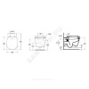 Унитаз подвесной CONNECT SPACE Ideal Standard E804601