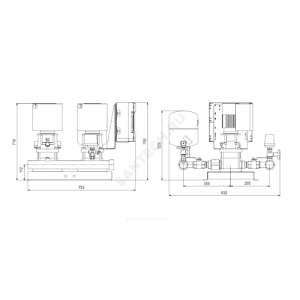 Установка повышения давления Hydro Multi-E 2 CRE1-13 Grundfos 99132328