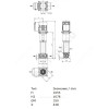 Насос многоступенчатый вертикальный HELIX VE 3602-5,5-1/16/E/KS PN16 3х400В/50 Гц Wilo 4198861