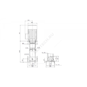 Насос многоступенчатый вертикальный CR32-13 A-F-A-E-HQQE PN30 3х380-420/660-725В/50 Гц Grundfos 96122031