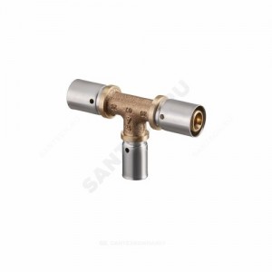 Тройник переходной МП бронза пресс Дн 16х16х16 Cofit P Oventrop 1513043