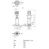 Насос многоступенчатый вертикальный HELIX V 411-2/25/V/KS/400-50 PN25 3х400В/50 Гц Wilo 4160558
