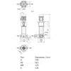 Насос многоступенчатый вертикальный HELIX V 411-2/25/V/KS/400-50 PN25 3х400В/50 Гц Wilo 4160558