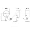 Термоманометр F+R828 радиальный Дк80 10 бар L=23мм G1/2" 120С Watts 10025525