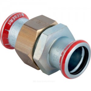 Муфта разъемная сталь углеродистая Дн 15 пресс Mapress Geberit 25320