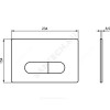Кнопка для инсталляции OLEAS P1 белая Ideal Standard R0116AC