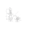 Насос многоступенчатый вертикальный CR1-4 A-FGJ-A-E-HQQE PN25 1х220-230/240В/50 Гц Grundfos 96537539