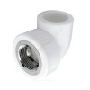 Угольник PP-R комбинированный белый ВР Дн 32х1/2" RTP (РосТурПласт) 10795