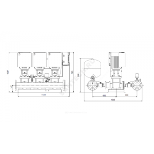 Установка повышения давления Hydro Multi-E 3 CRE10-9 Grundfos 99133045